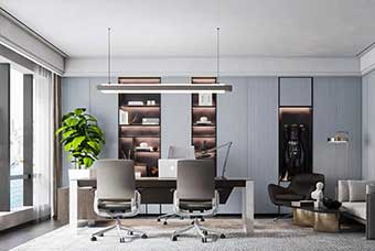 临高轻奢风格-书房