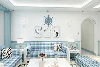 临高地中海风格-客厅