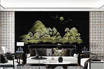 临高森佰汇航空纤维墙咔(湖光山色)